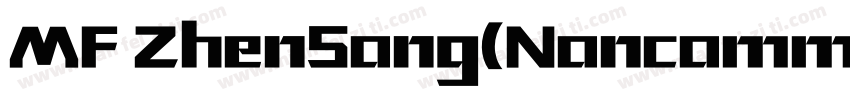 MF ZhenSong(Noncommercial) Regular字体转换